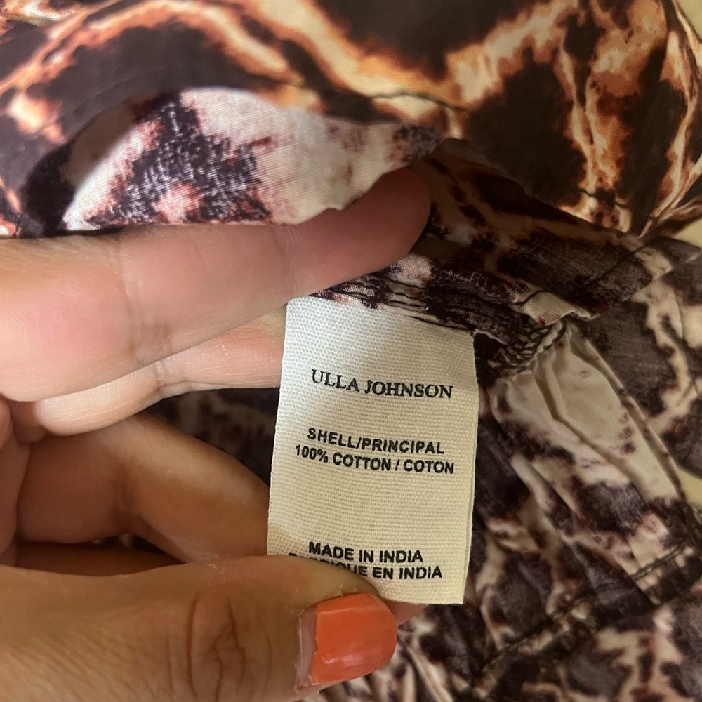 ULLA JOHNSON Celia Dress in Henna size 2 - Picture 8 of 10